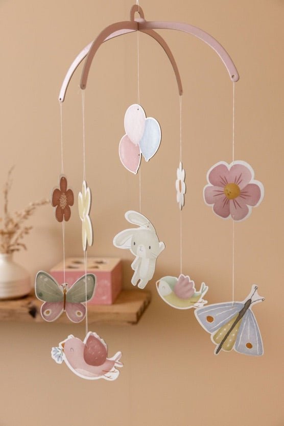Little Dutch Baby Mobile Set Flowers & Butterflies - Sausebrause Shop
