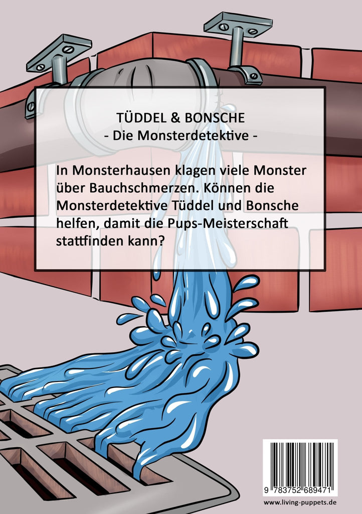 Living Puppets Kinderbuch Tüddel und Bonsche Die Monsterdetektive - Sausebrause Shop