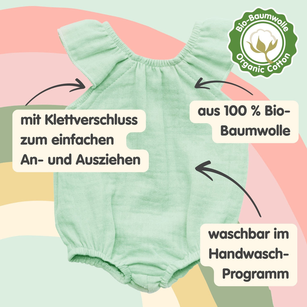 Paola Reina Babypuppe Gordi mit Heless Bio Body mint 34 cm