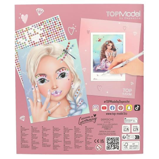 TOPModel Create Your Diamond Picture Stickerbuch – Funkelnder Bastelspaß