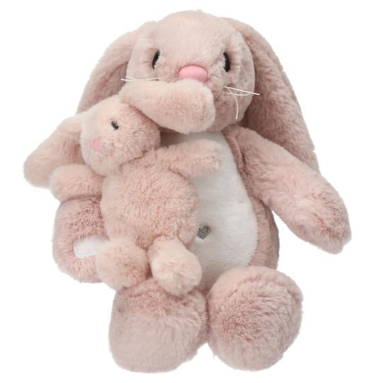 Princess Mimi Plusch Hase Nelly mit Baby Kuscheltier