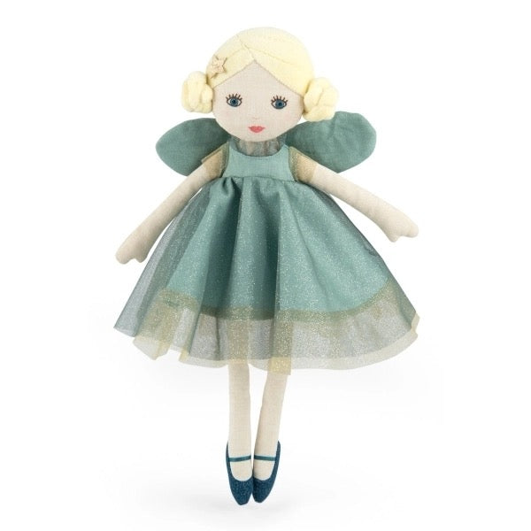 Moulin Roty kleine Puppe Fee Ondine – grün, 30 cm