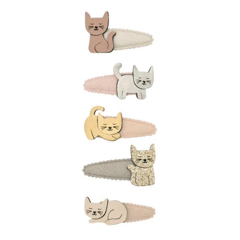 Mimi & Lula Kitty Cat Mini Haarspangen – 5er Set