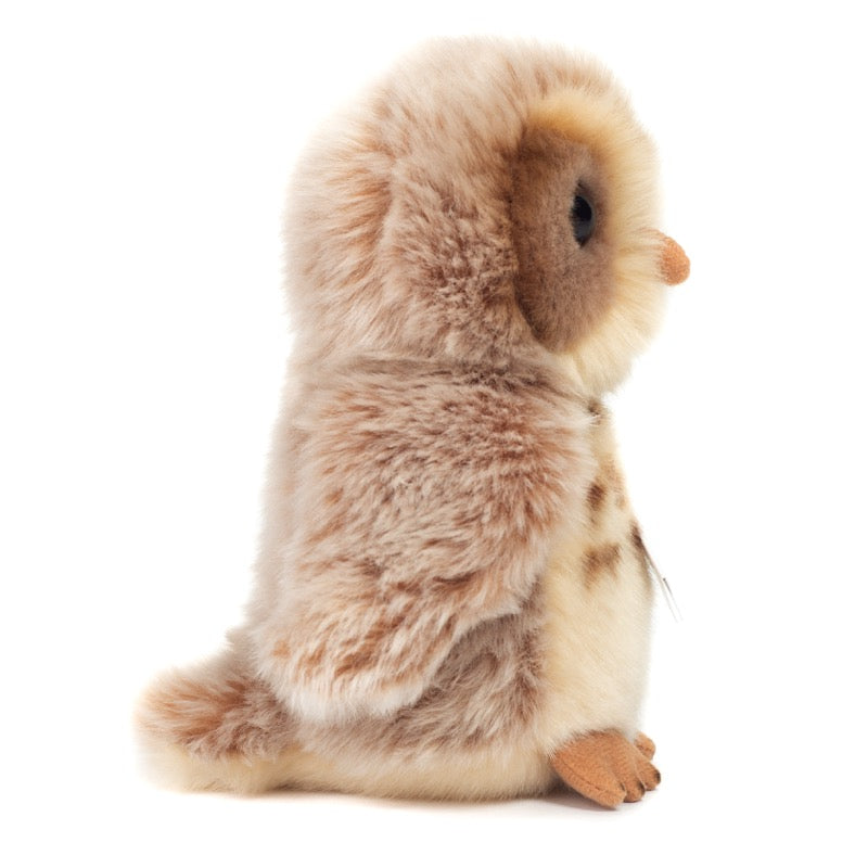 Teddy Hermann – Eule hellbraun 16 cm – Plüschtier