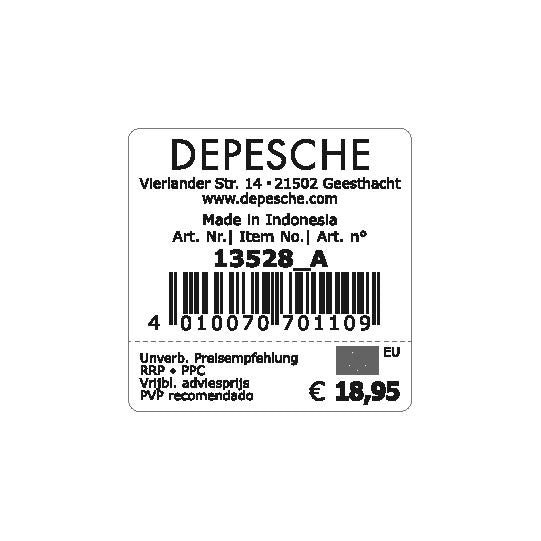 Princess Mimi Plüsch Hase lila mit Schlafmaske 29 cm