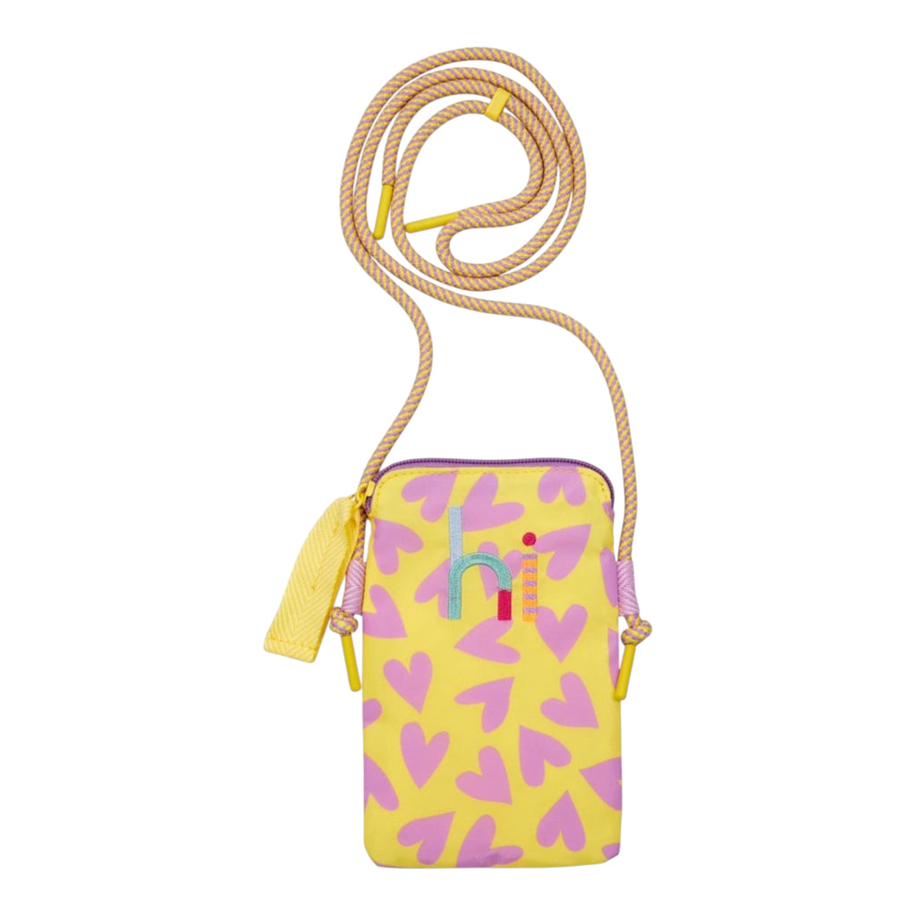 Handytäschchen Taschenzauber gelb flieder