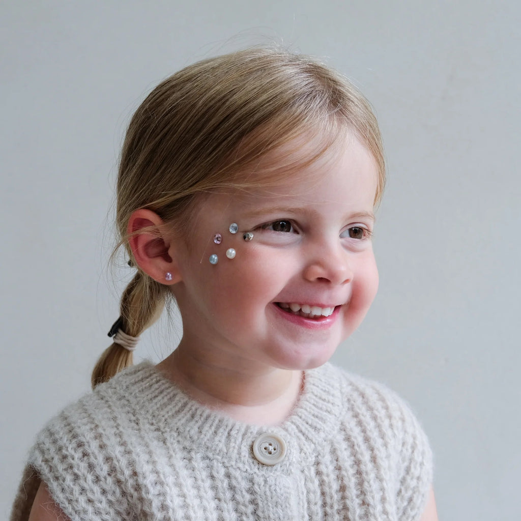 Mimi & Lula Pink Gem & Pearl Ohrsticker – 30 Paar