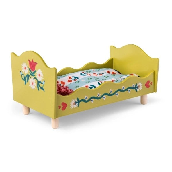 Moulin Roty Minouchkas Bett – Puppenbett aus Holz
