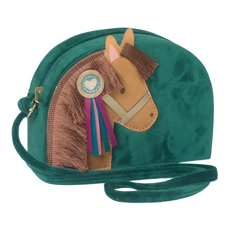Mimi & Lula Pony Pal Samt-Umhängetasche