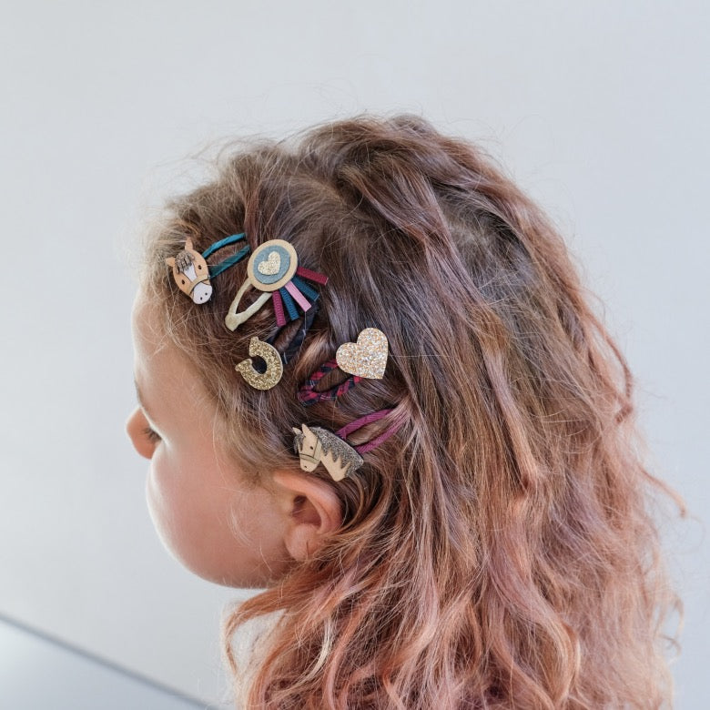 Mimi & Lula Pony Pals Mini Haarspangen – 5er Set