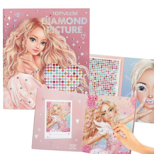TOPModel Create Your Diamond Picture Stickerbuch – Funkelnder Bastelspaß