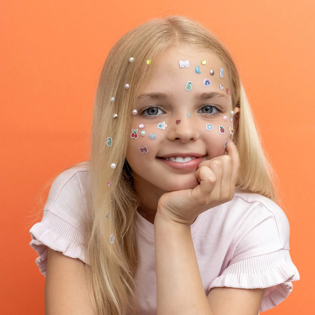 Mimi & Lula Pink Gem & Pearl Ohrsticker – 30 Paar