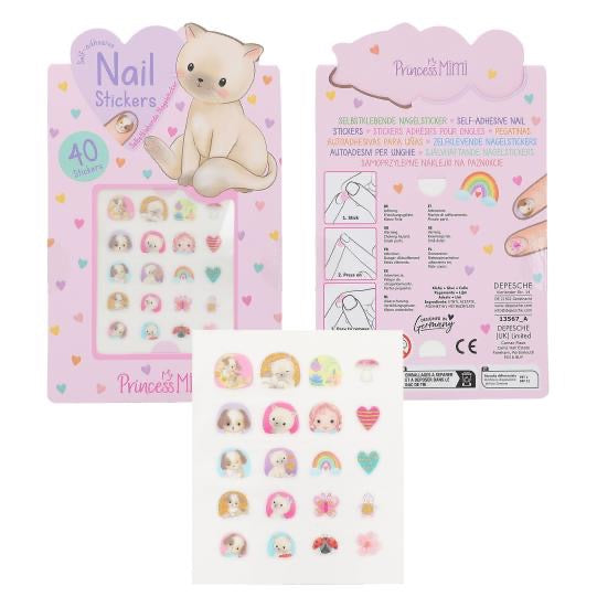 Princess Mimi Nagelsticker Tiermotive Set