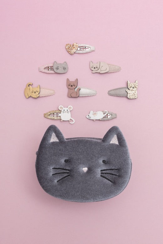 Mimi & Lula Kitty Cat Mini Haarspangen – 5er Set