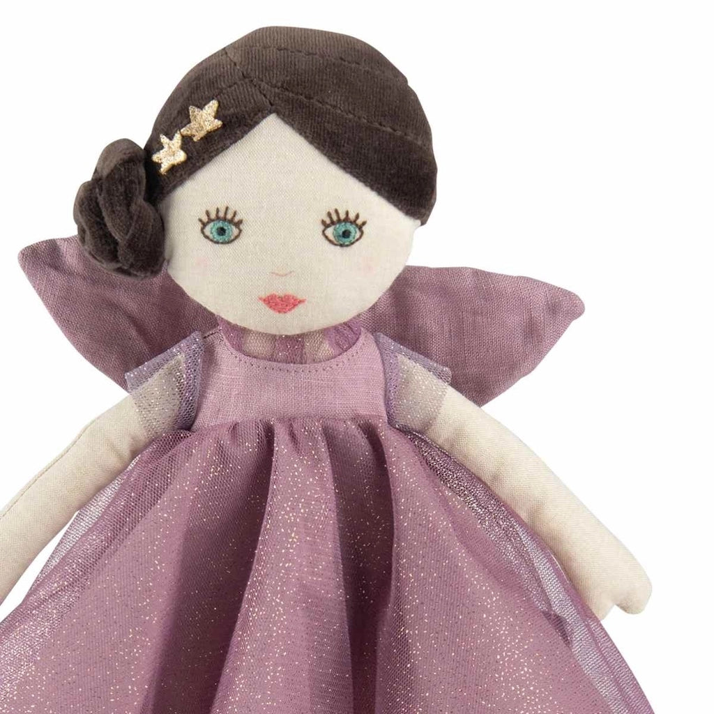 Moulin Roty Puppe Fee Isaline – violett, 45 cm