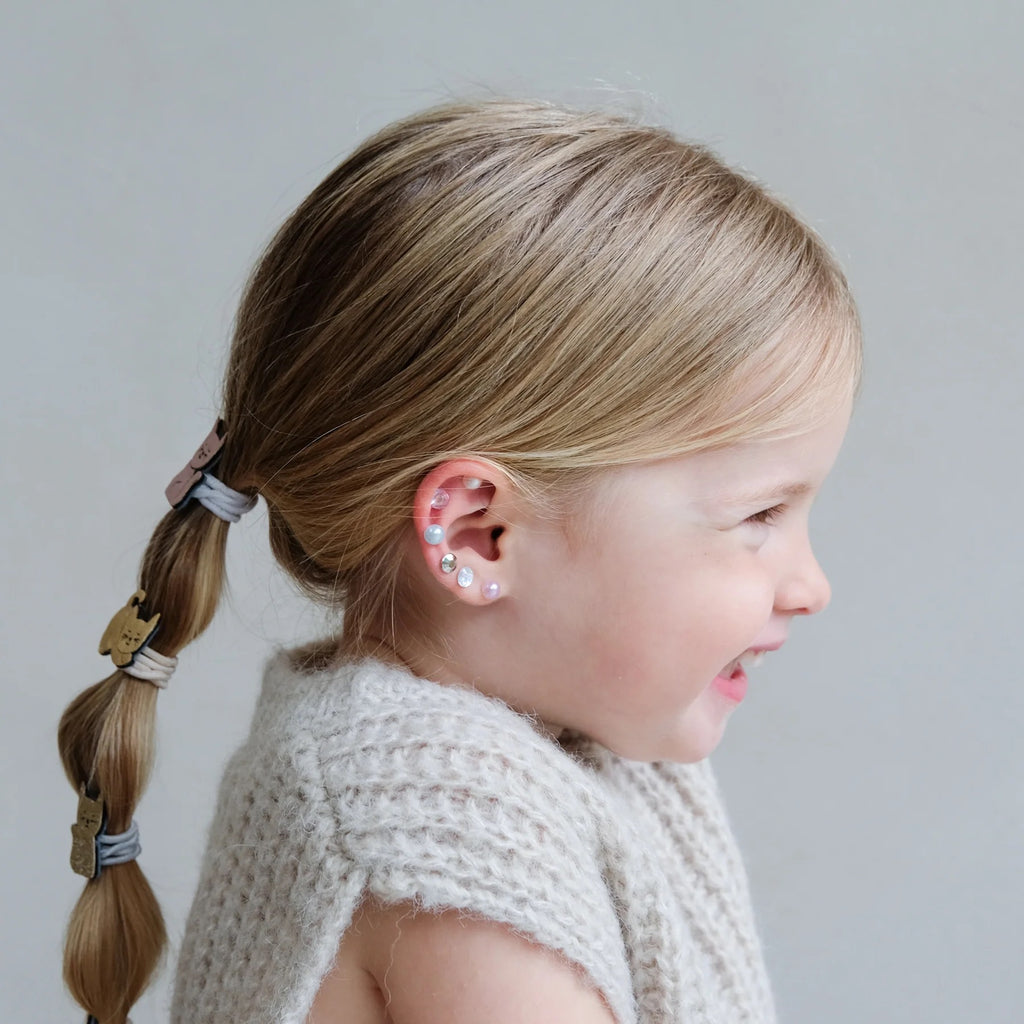 Mimi & Lula Pink Gem & Pearl Ohrsticker – 30 Paar