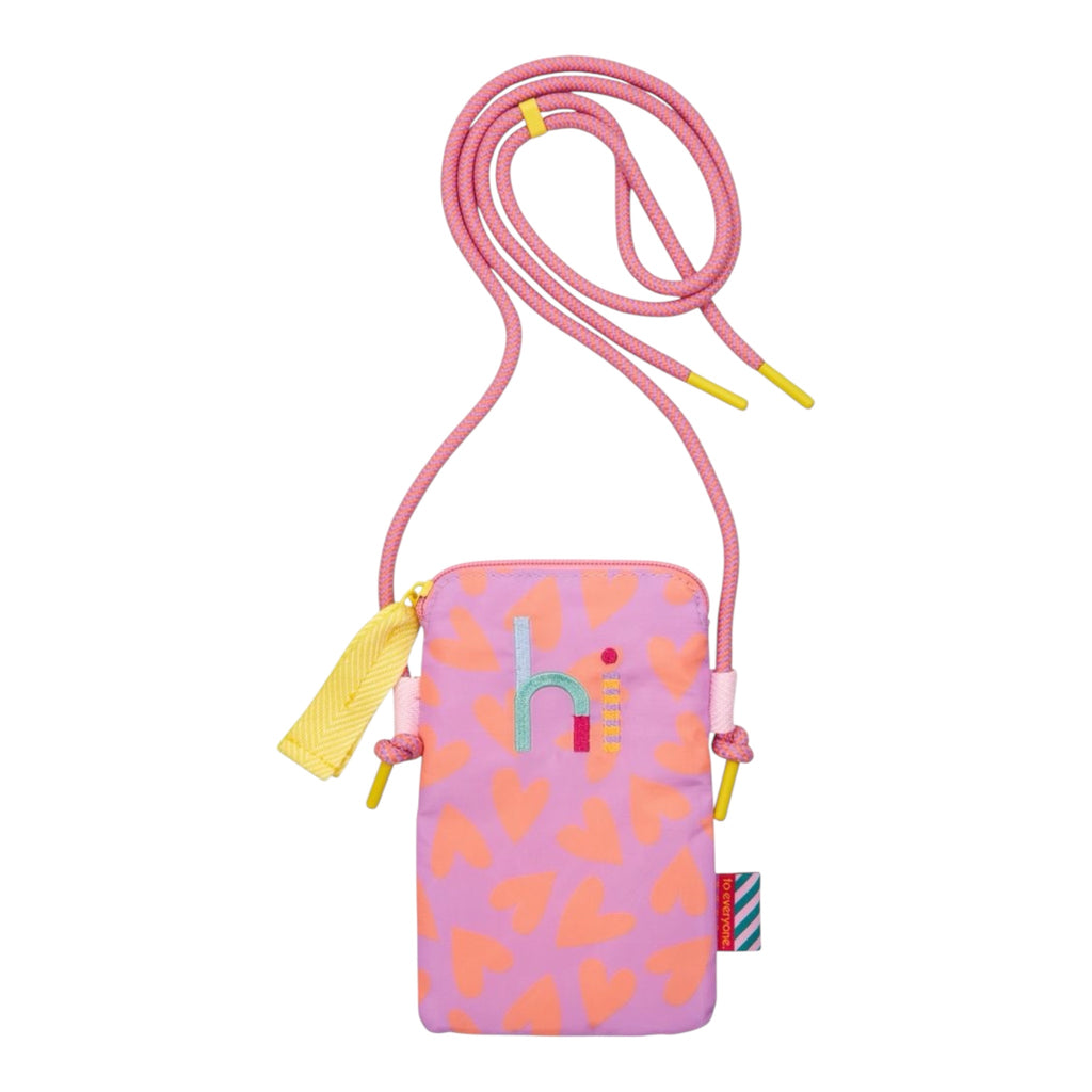 Handytäschchen Taschenzauber flieder papaya