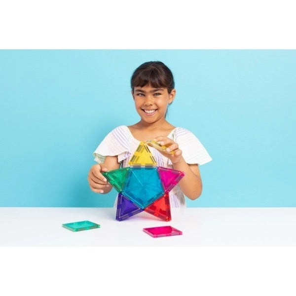 Connetix Light Star Pack – 28 magnetische Bausteine mit Leuchtelement