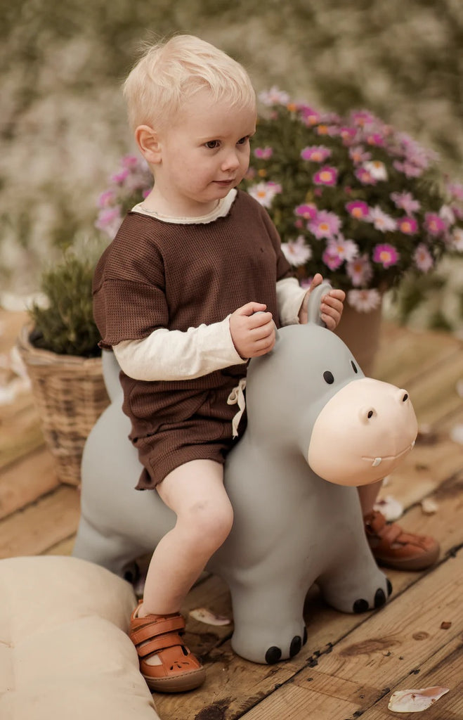 Jumping Animal Holger the Hippo Hüptier 60 cm für Kinder ab 2 Jahren