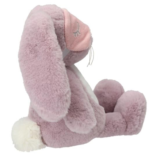 Princess Mimi Plüsch Hase lila mit Schlafmaske 29 cm