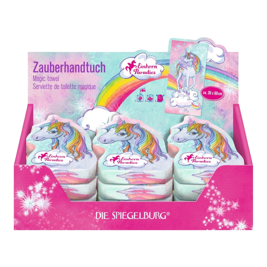 Spiegelburg Zauberhandtuch Einhorn Paradies Regenbogen
