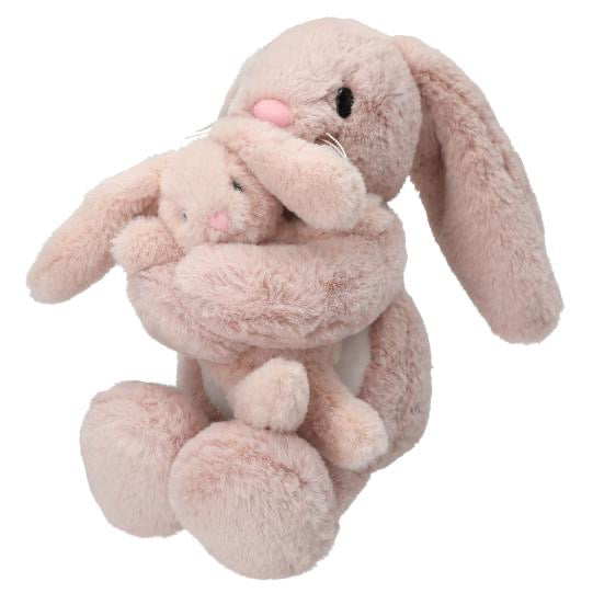 Princess Mimi Plusch Hase Nelly mit Baby Kuscheltier