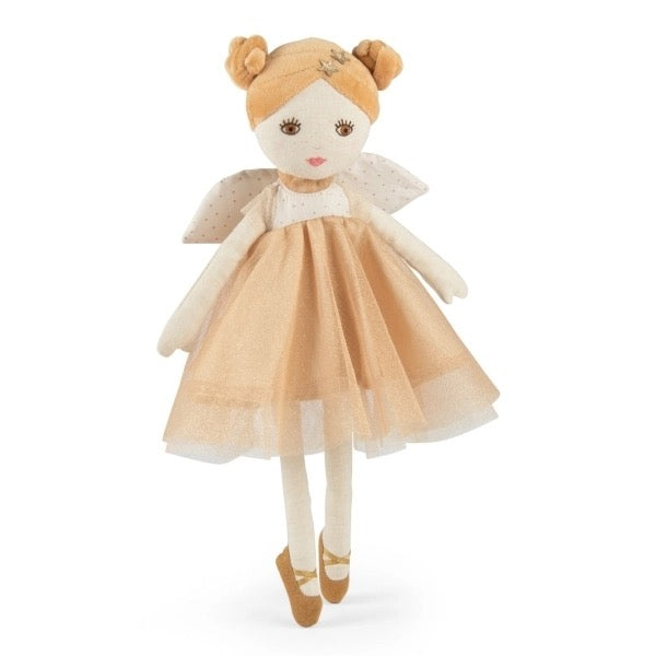 Moulin Roty Puppe Fee M’lusine Gold – Stoffpuppe elegant