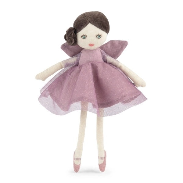 Kleine Fee Isaline violett – Puppenfigur 26 cm