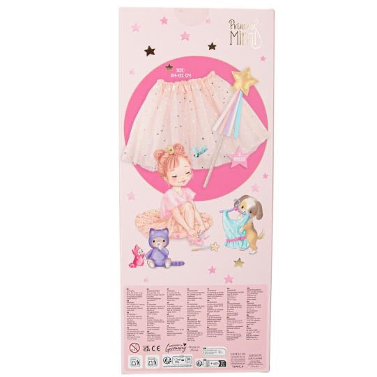 Princess Mimi Kostüm-Set Tüllrock und Zauberstab 104-122 cm