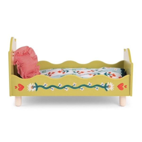 Moulin Roty Minouchkas Bett – Puppenbett aus Holz