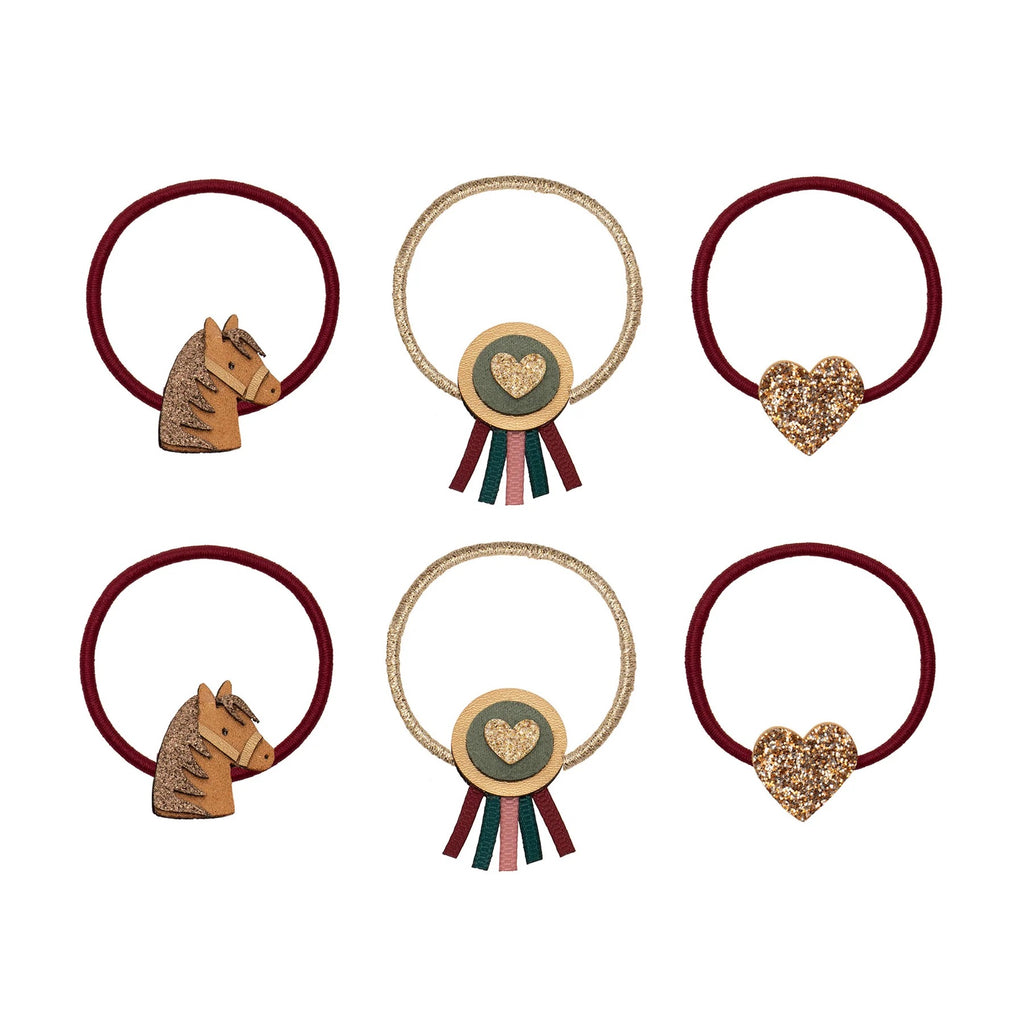 Mimi & Lula Pony Pals Mini Haargummis – 6er Set