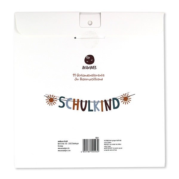 Ava & Yves Girlande Adventure Schulkind - Sausebrause Shop