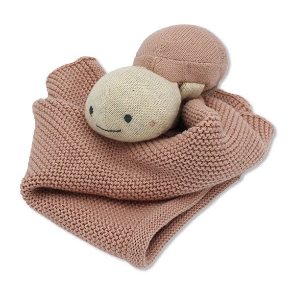 Ava & Yves Kuscheltuch Schildkröte helles rose - Sausebrause Shop