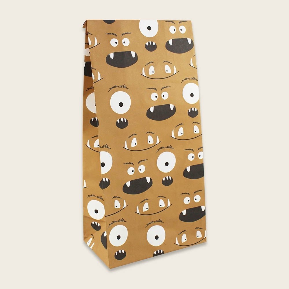 Ava & Yves Papier - Geschenktüten Monster – 6 Stück - Sausebrause Shop