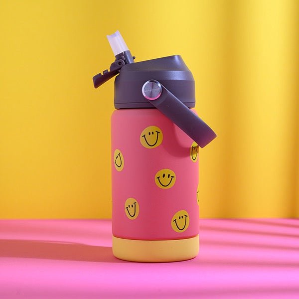 Ava & Yves Trinkflasche Smile koralle 350 ml - Sausebrause Shop