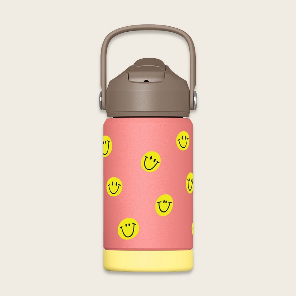 Ava & Yves Trinkflasche Smile koralle 350 ml - Sausebrause Shop