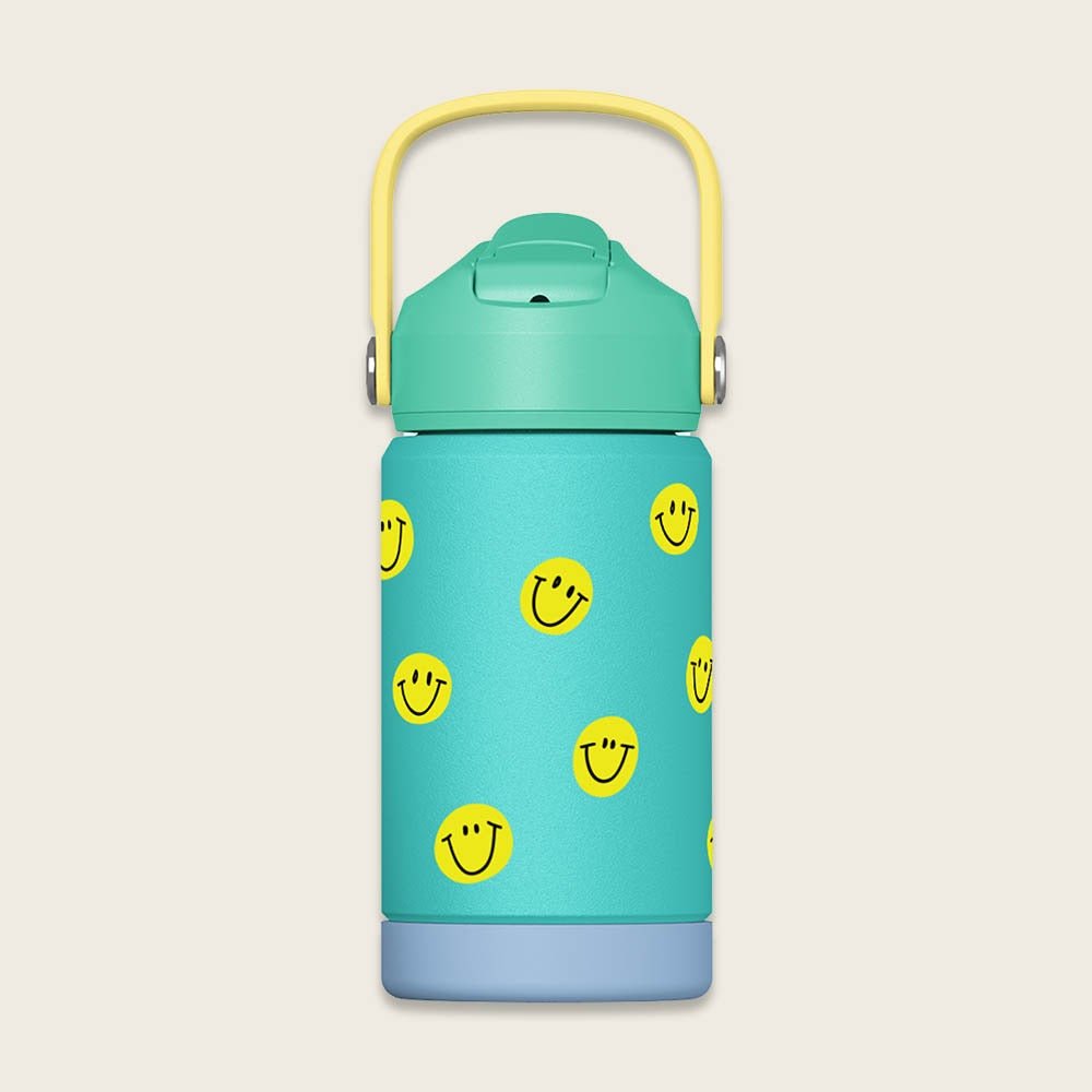 Ava & Yves Trinkflasche Smile türkis 350 ml - Sausebrause Shop