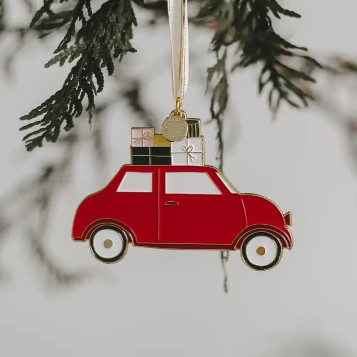 Baumschmuck Weihnachtsauto nostalgisch von Eulenschnitt - Sausebrause Shop