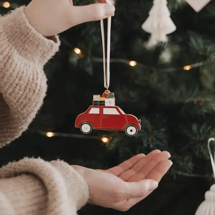 Baumschmuck Weihnachtsauto nostalgisch von Eulenschnitt - Sausebrause Shop