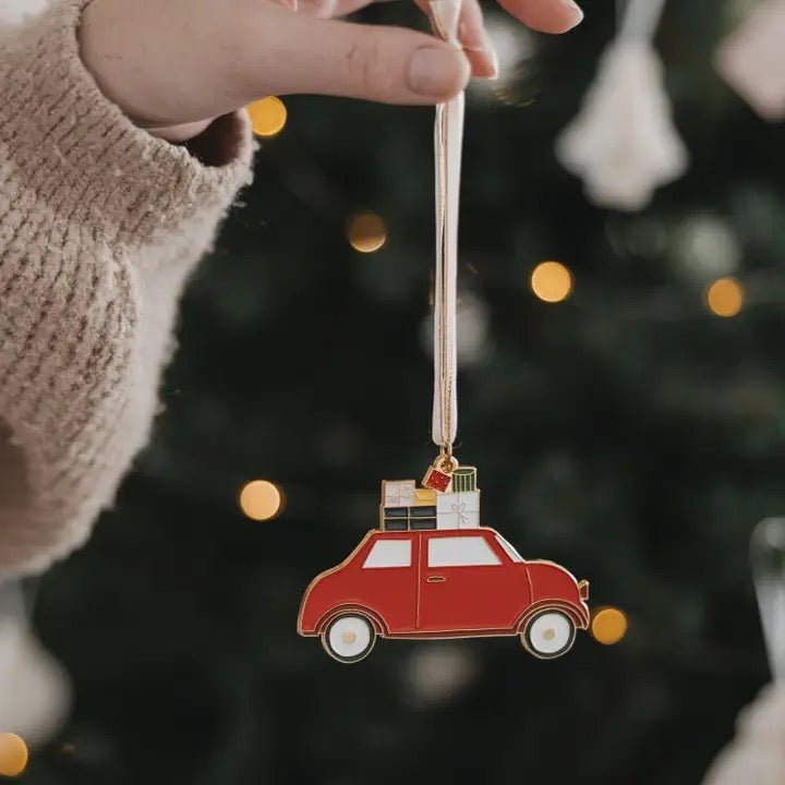 Baumschmuck Weihnachtsauto nostalgisch von Eulenschnitt - Sausebrause Shop