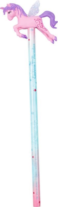 Bleistift mit Einhorn - Topper – Einhorn - Paradies - Sausebrause Shop