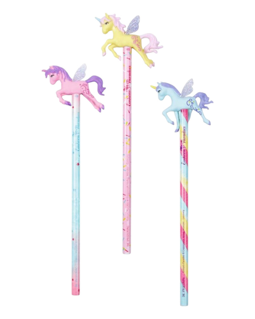 Bleistift mit Einhorn - Topper – Einhorn - Paradies - Sausebrause Shop