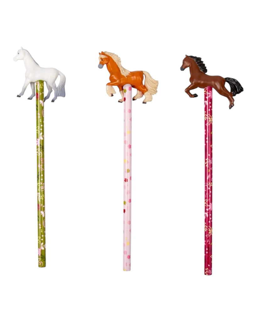 Bleistift Pferdefreunde mit Topper – Pferdedesign - Sausebrause Shop