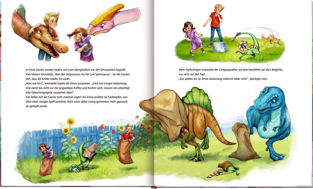 Buch Dinosaurier auf Omas Geburtstag - Sausebrause Shop