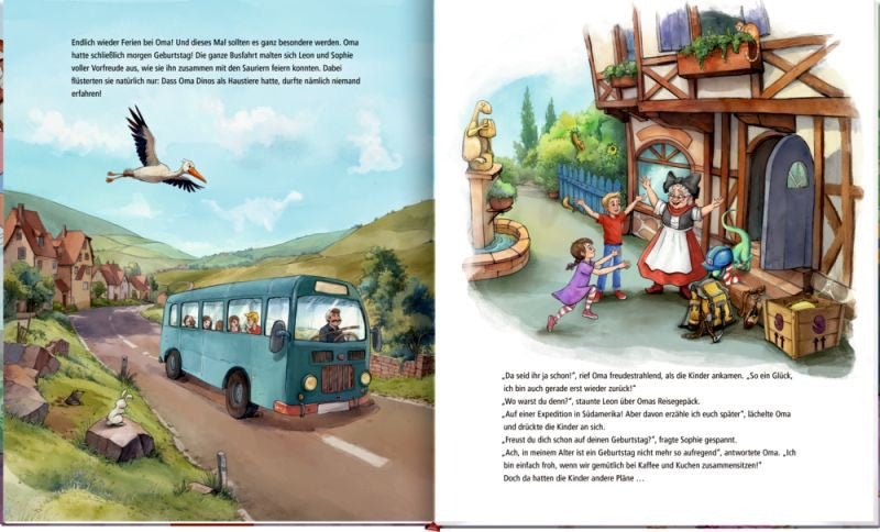 Buch Dinosaurier auf Omas Geburtstag - Sausebrause Shop