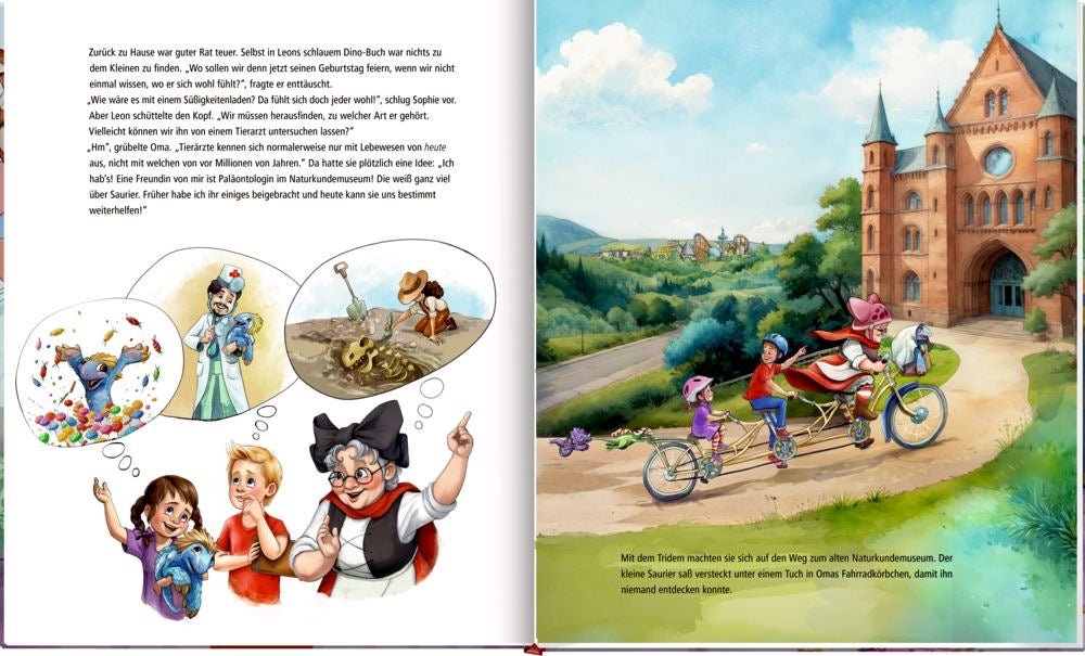 Buch Dinosaurier auf Omas Geburtstag - Sausebrause Shop