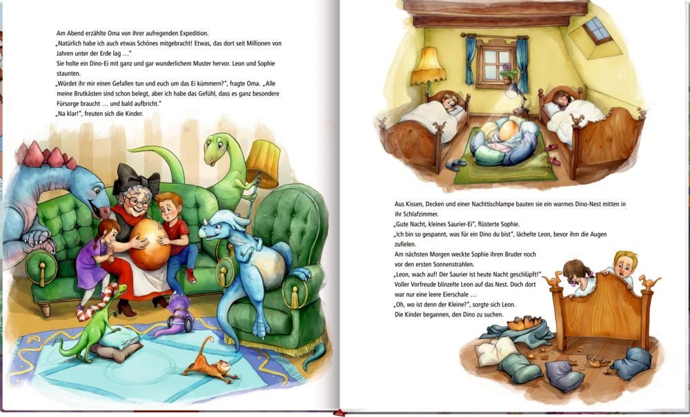 Buch Dinosaurier auf Omas Geburtstag - Sausebrause Shop