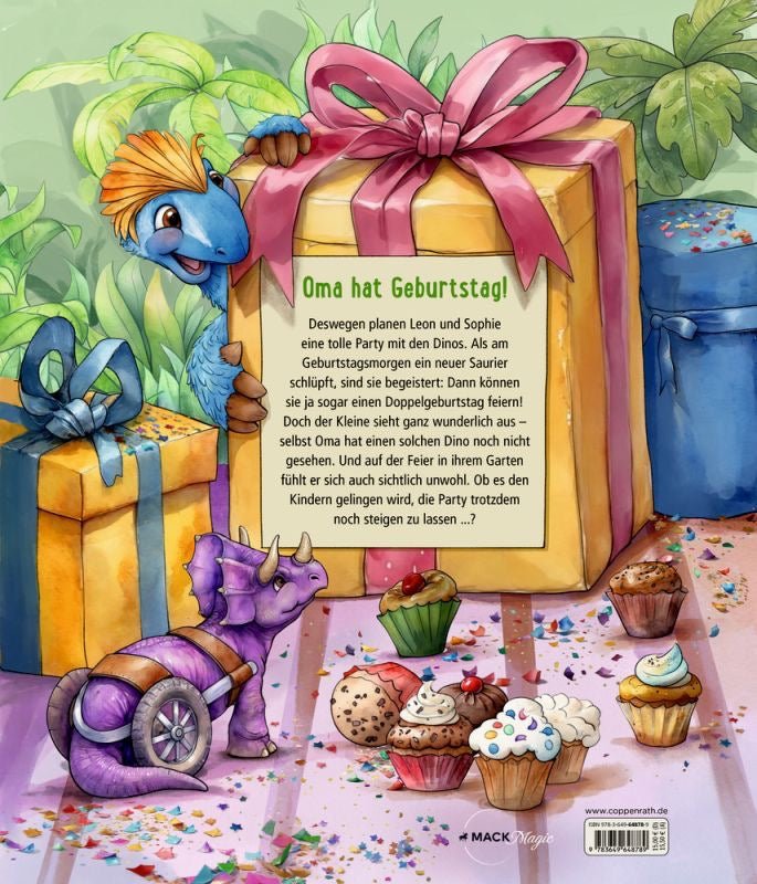 Buch Dinosaurier auf Omas Geburtstag - Sausebrause Shop