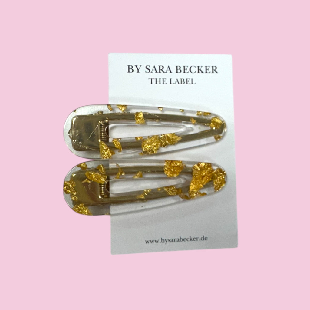 By Sara Becker Haarspangen Set Marmoroptik Rosa - Sausebrause Shop