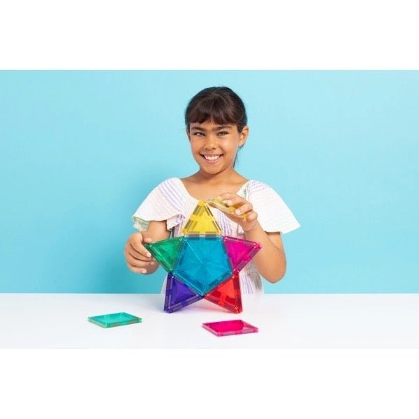 Connetix Light Star Pack – 28 magnetische Bausteine mit Leuchtelement - Sausebrause Shop